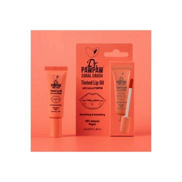 Dr. PAWPAW Tinted Lip Oil 8ml - Coral Crush