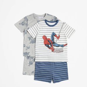 Spider-Man Australian Cotton 2 Pack Younger Boys Pyjama Set thumbnail 2