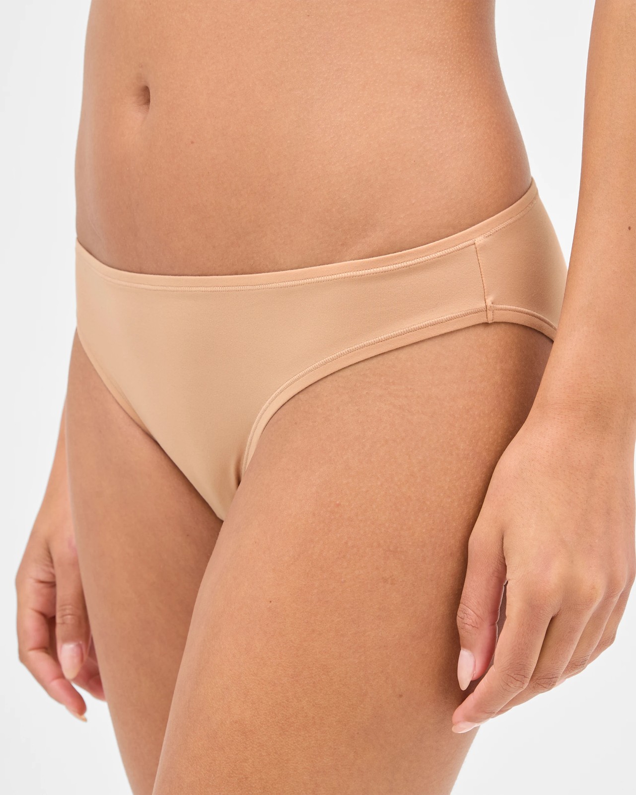 3 Pack Soft Comfort Bikini Briefs - Latte 3 of 4