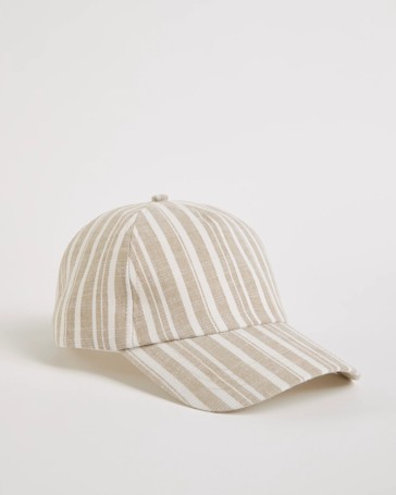 Textured Stripe Cap