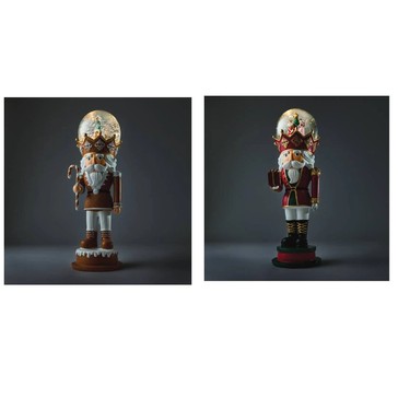 Anko Light and Sound Nutcracker Snow Globe - Assorted