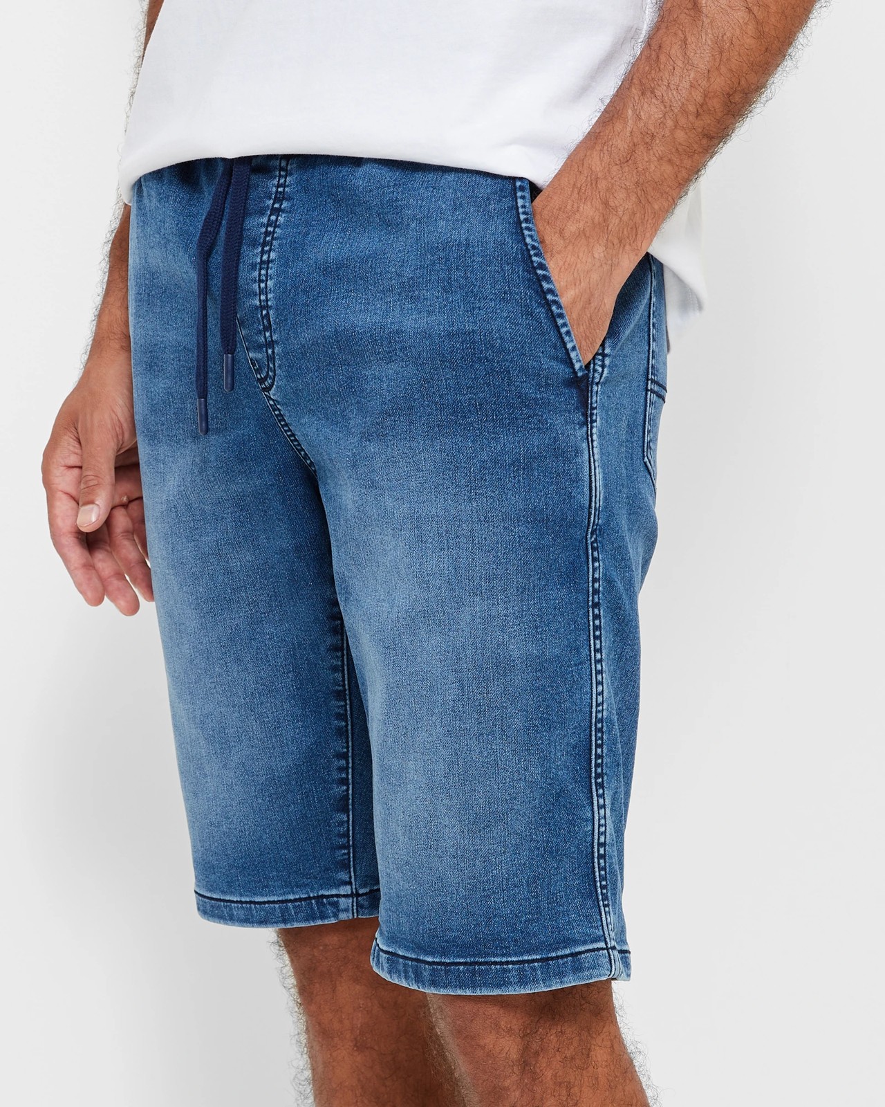 Mens denim shorts on sale target