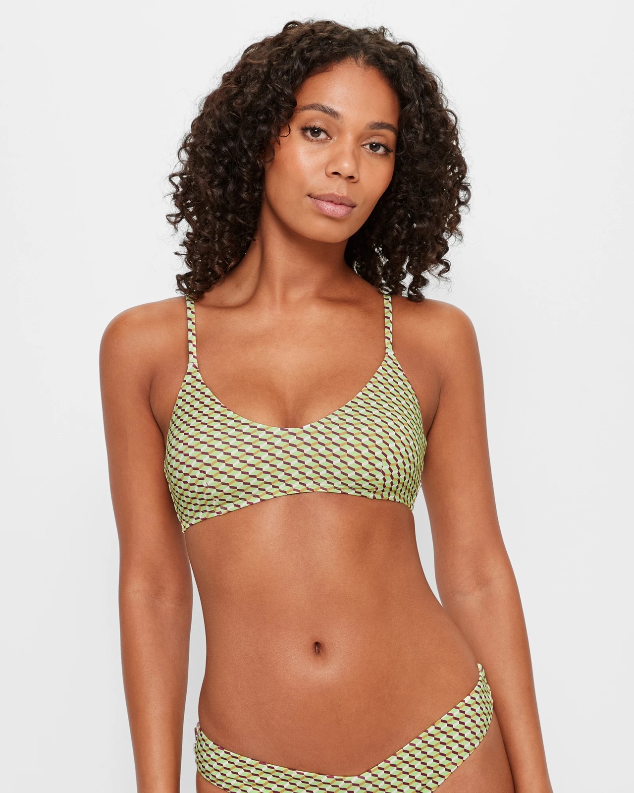 Crop Bikini Swim Top