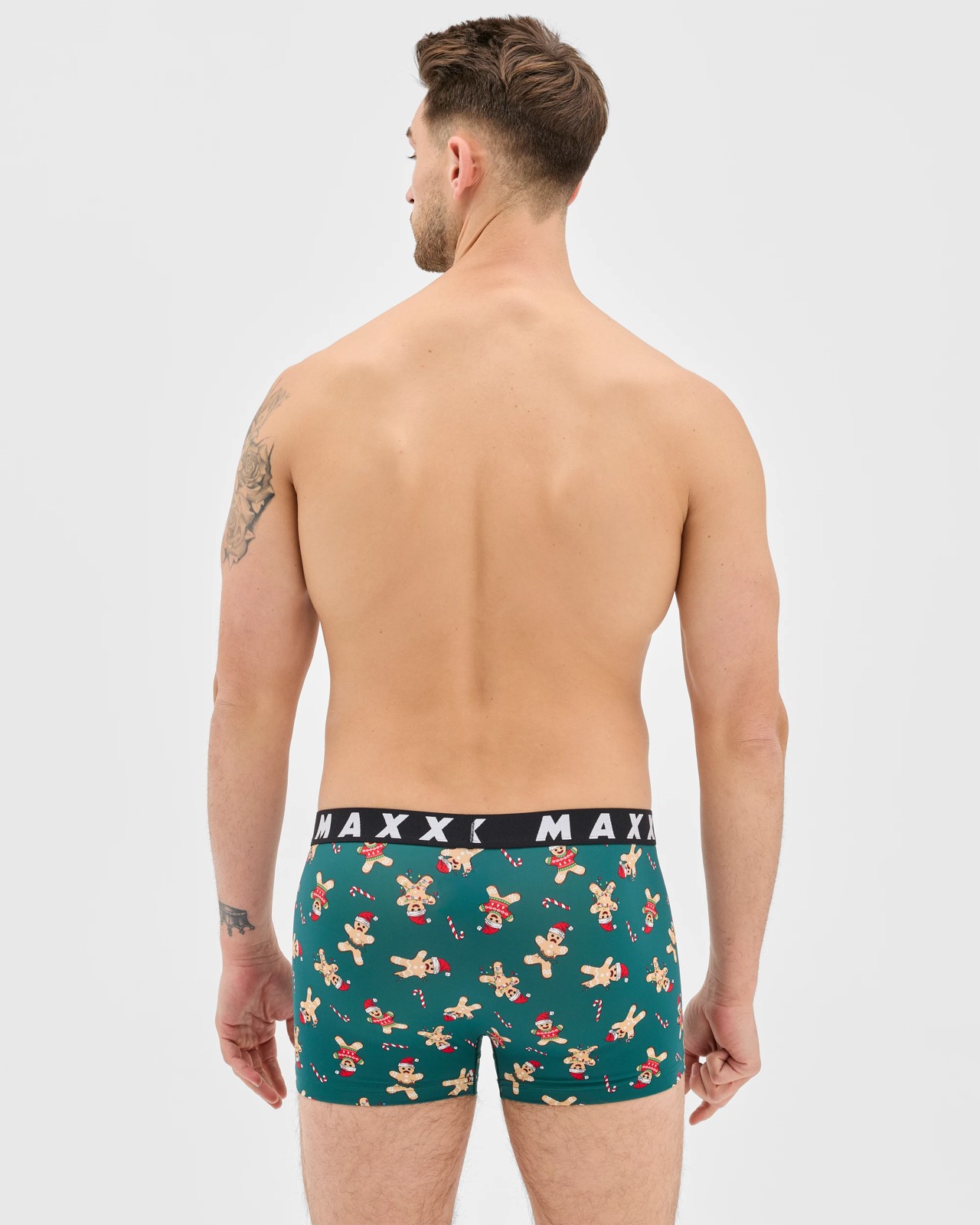 Maxx 3 Pack Microfibre Christmas Trunks 4 of 4