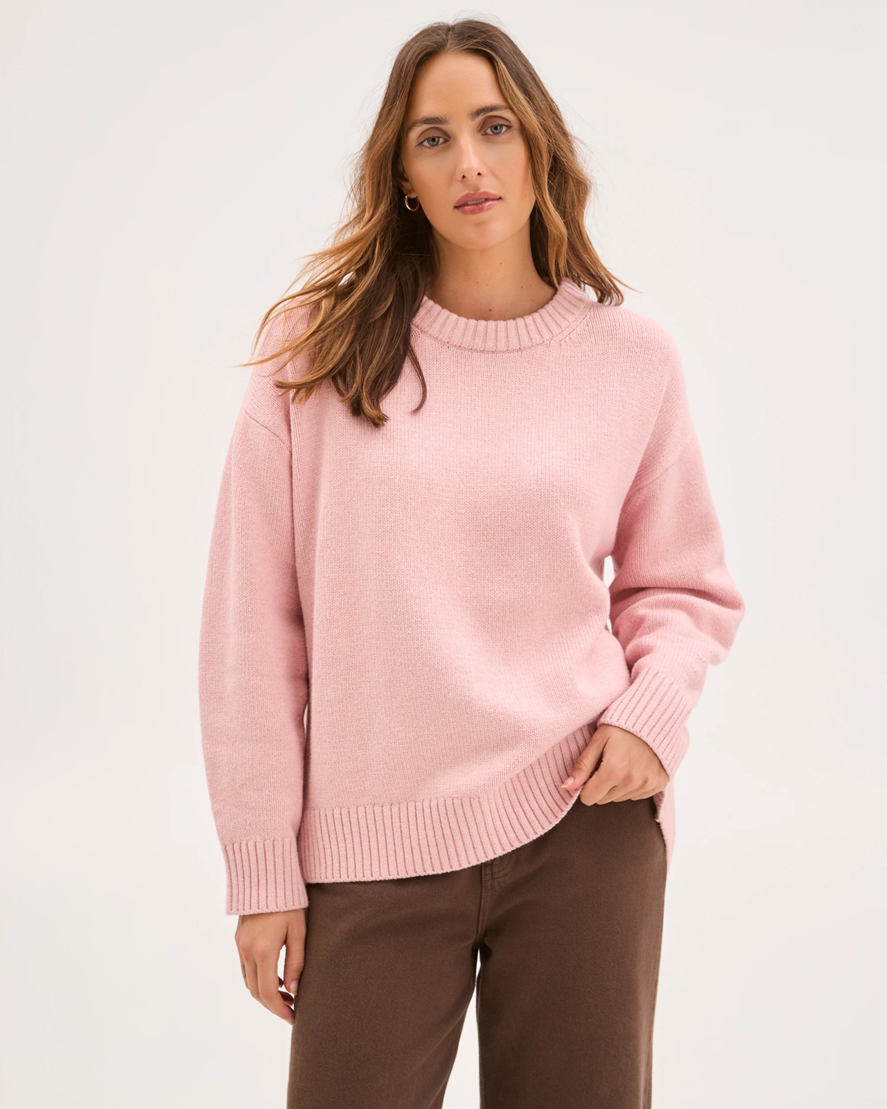 Australian Cotton Blend Oversized Sweater - Fairy Floss 5 of 5