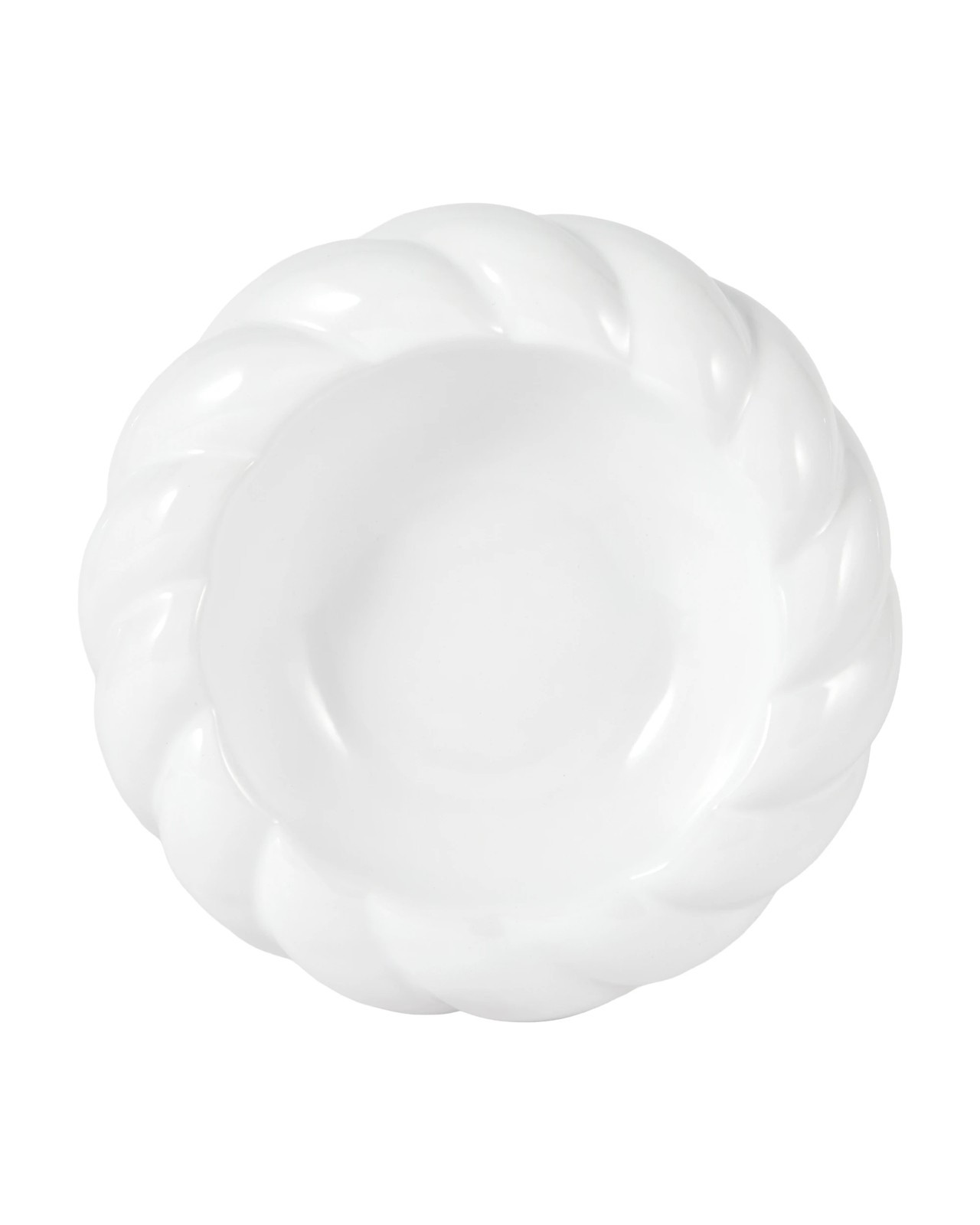Anko White Twist Edge Decor Bowl 4 of 5