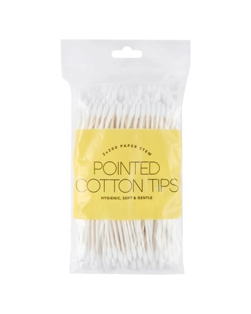 OXX Essentials Paper Stem Pointed Cotton Tips - 2 Pack