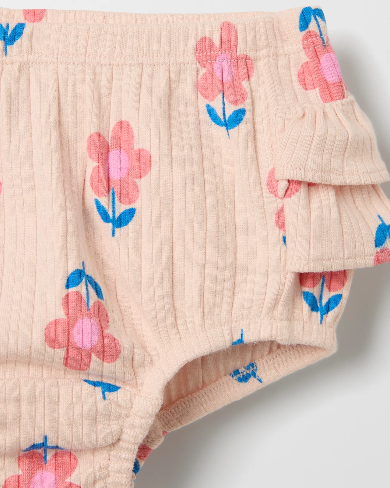 Baby Organic Cotton 2 Pack Frill Nappy Cover 4 of 4
