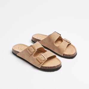 Caira2 studded clear hot sale & cork sandals