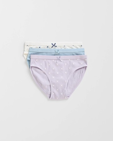 Maxx Australian Cotton Blend 3 Pack Older Girls Briefs