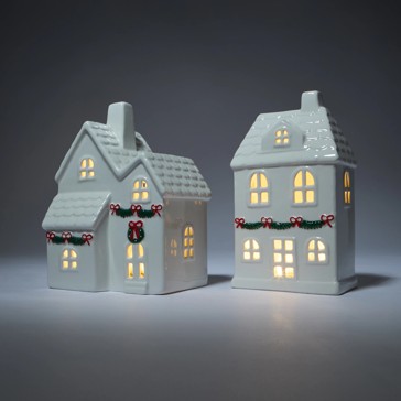 Anko Light Up Ceramic House - Assorted