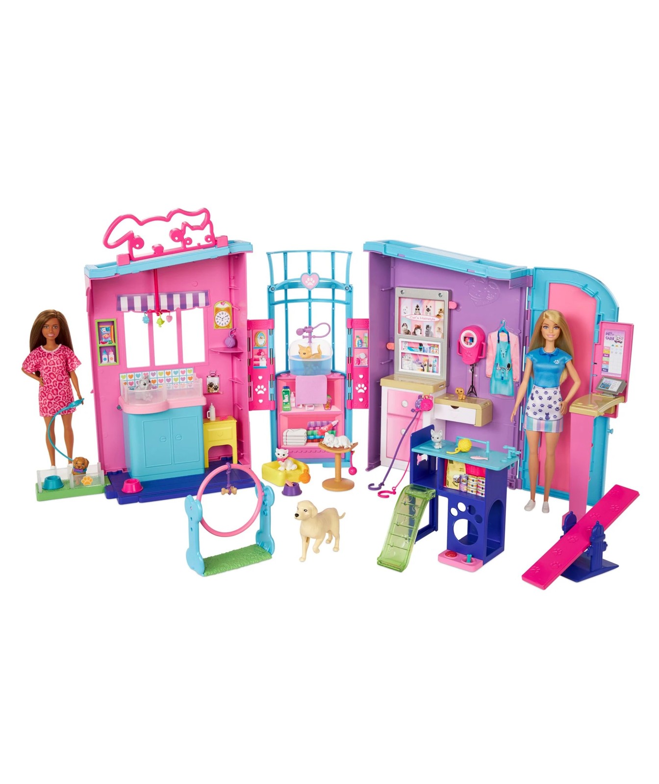 Barbie pet care center online