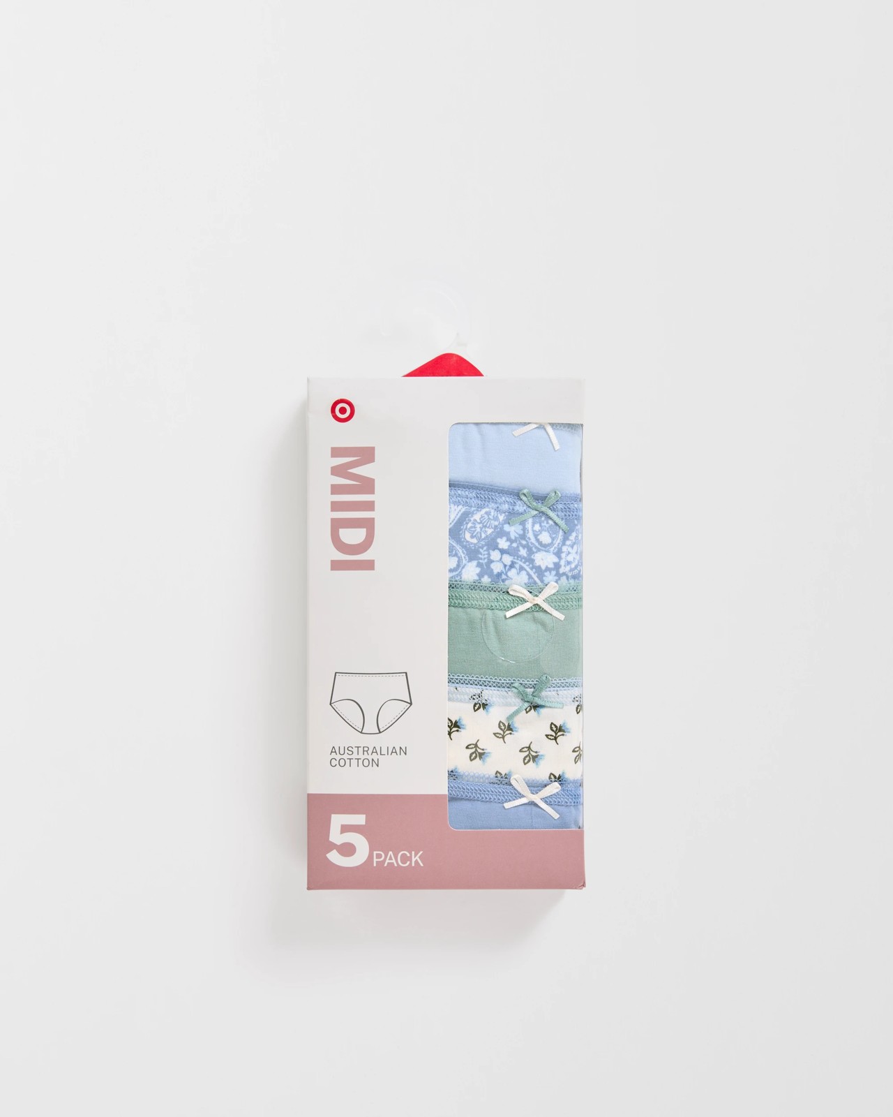 5 Pack Cotton/Elastane Midi Briefs - Boho Paisley 5 of 5