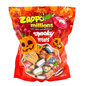Universal Candy Zappo Millions Tiny Tasty Chewy Sweets: Spooky Treats 540g