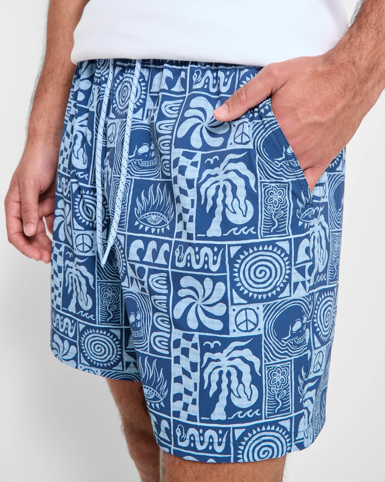 Print Volley Boardshorts - Commons 5 of 5