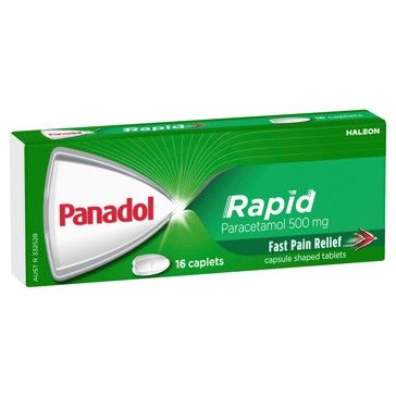 16 Pack Panadol Rapid Paracetamol 500mg