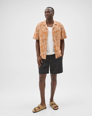 Commons Australian Cotton Boxy Fit Embroidered Shirt
