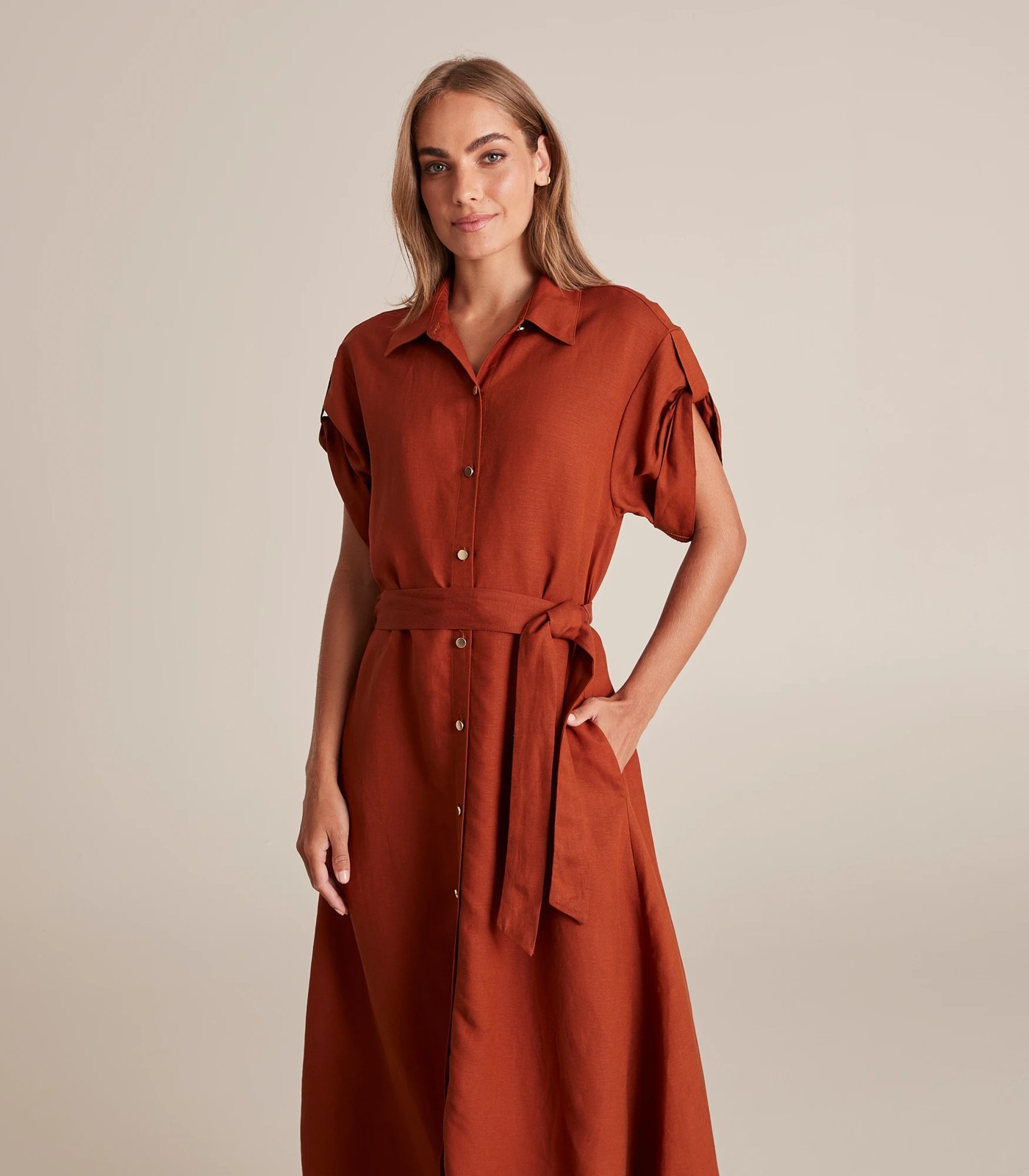 Target linen 2025 shirt dress