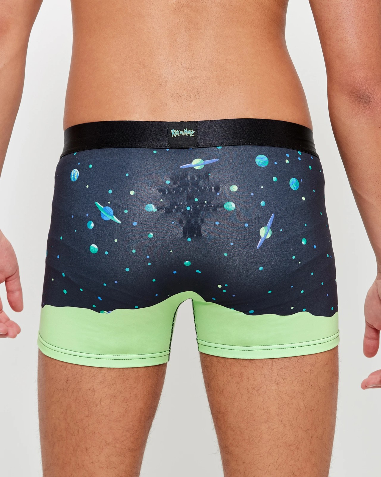 Shop Pack of 2 - Rick and Morty Print Trunks with Elasticated Waistband  Online