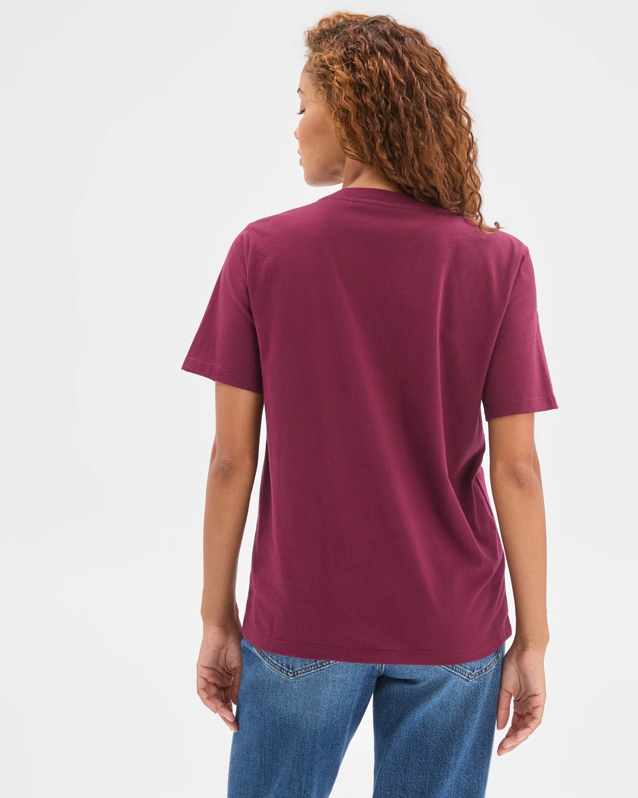 Australian Cotton Classic T-Shirt - Boysenberry 6 of 6