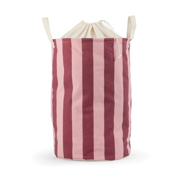 Anko Striped Pop Up Laundry Hamper- Red and Pink
