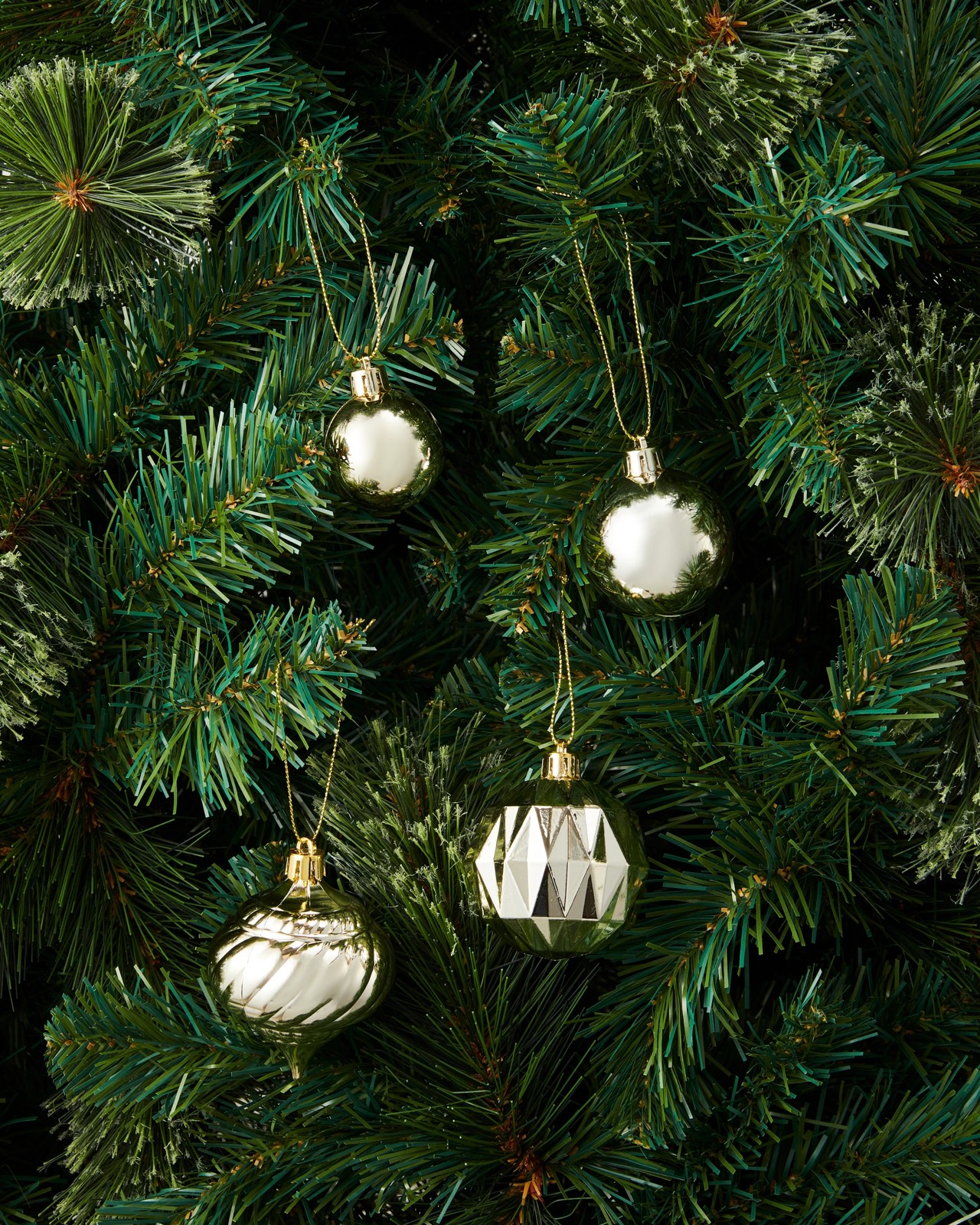 Anko 100 Pack Blues Baubles 3 of 5