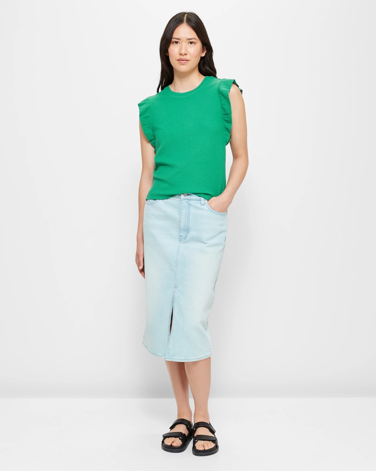 Ruffle Sleeve Top 2 of 5