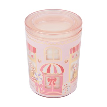 Christmas Candy Cane Lane Glowing Scene Candle - Anko