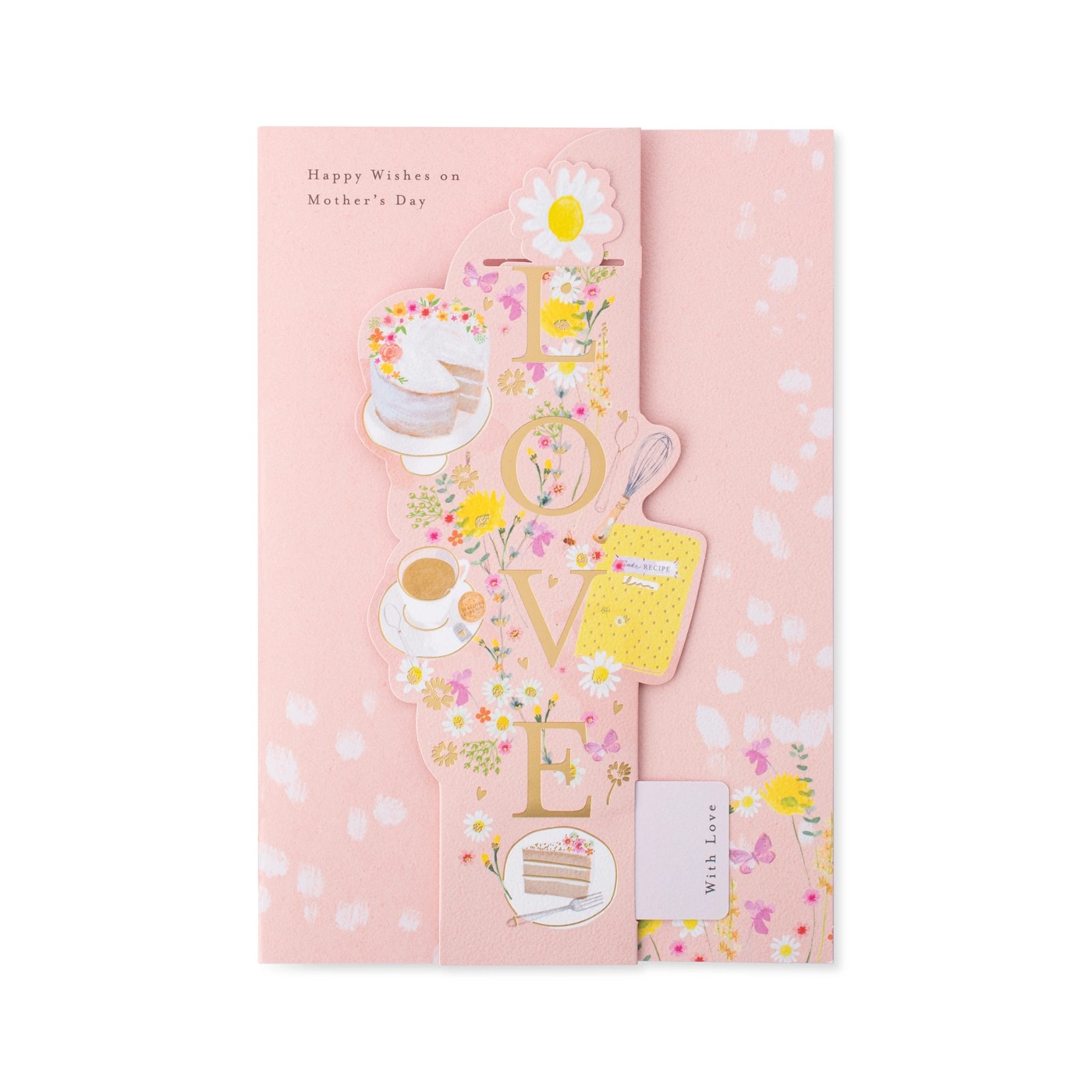 Hallmark Mother's Day Card with Removable Bookmark - Happy Wishes on Mother's Day, With Love 3 of 3