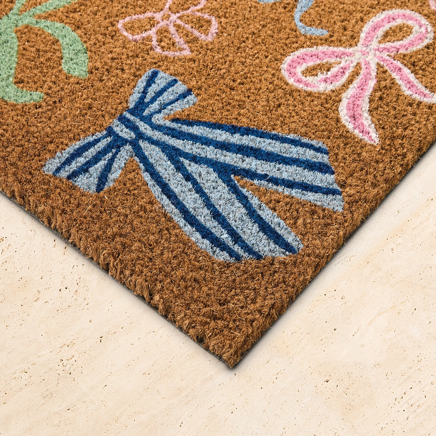 Anko Bow Door Mat - 60cm x 40cm 2 of 4