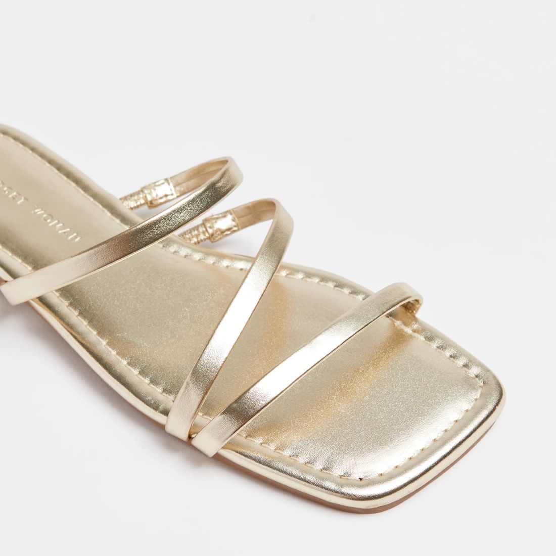 Womens Strappy Flat Vienna Gold Target Australia
