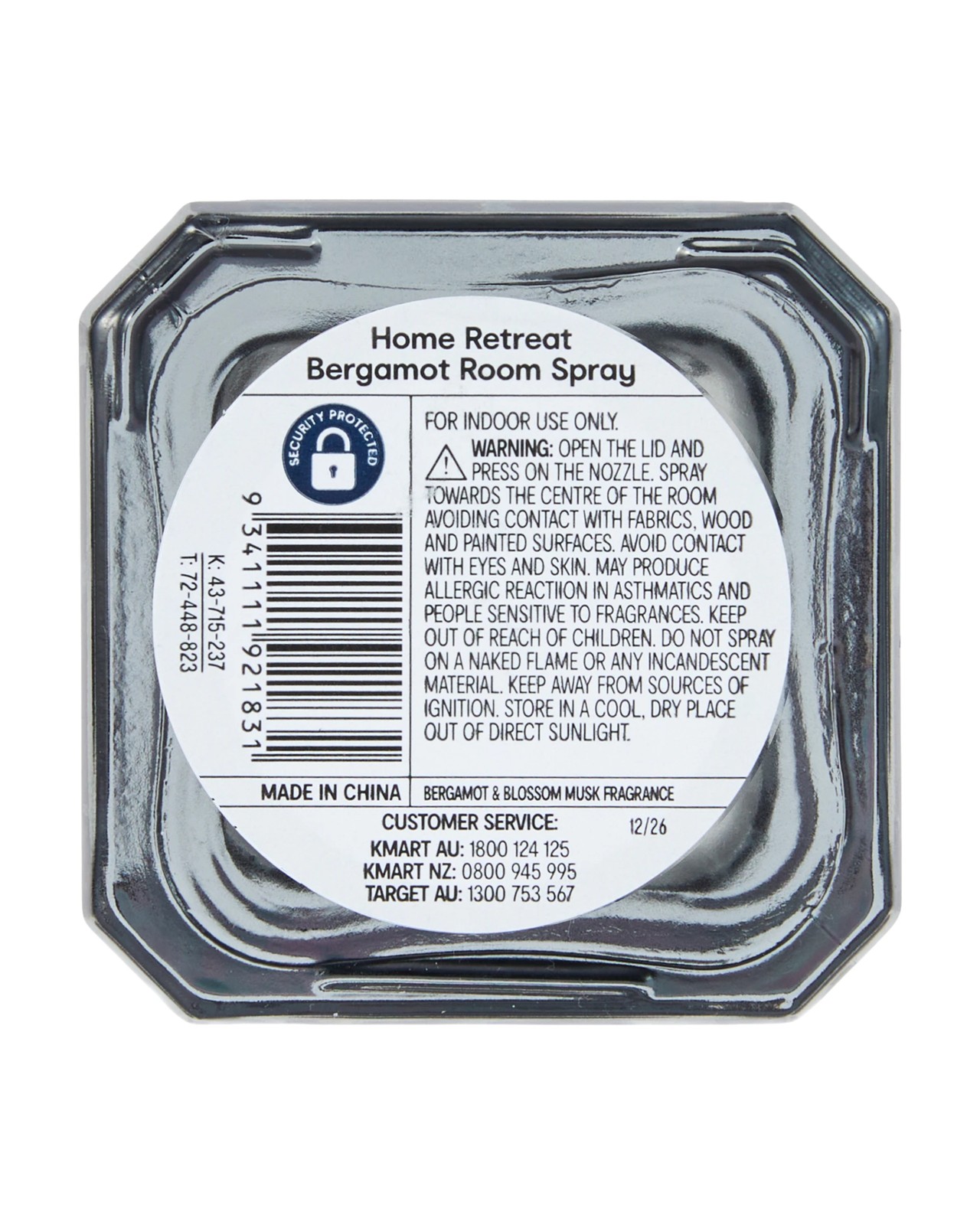 Anko Home Retreat Bergamot Blossom Musk Room Spray 5 of 5