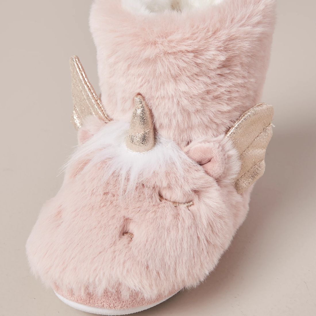 Novelty Soft Slipper Boots Pink Unicorn Target Australia