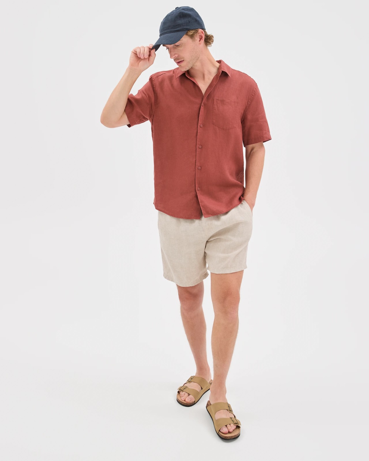 European Linen Short Sleeve Shirt 2 of 5