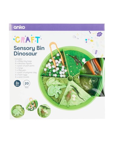 Anko 20 Piece Sensory Bin - Dinosaur