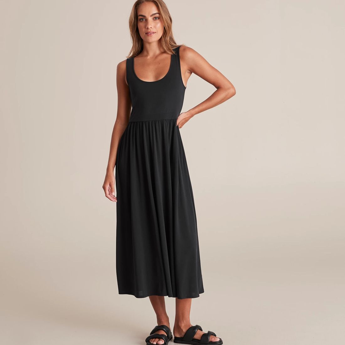 Preview Gathered Midi Dress | Target Australia