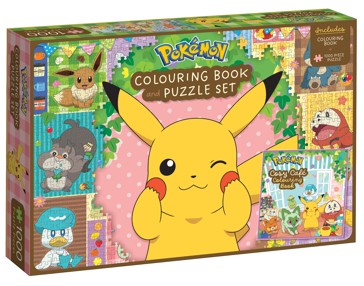 Pokemon: Colouring Book & Puzzle Set - Book