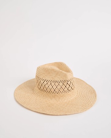Crochet Paper Straw Cowboy Hat