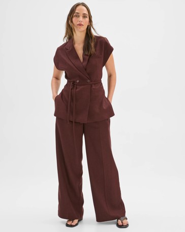 Preview Tailored Wide Leg Pants