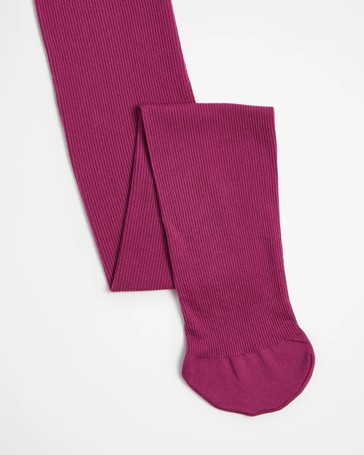 Recycled Rib Tights - Ambra