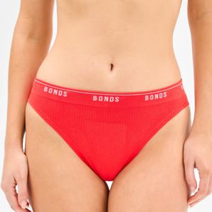 Womens Originals Bamboo Seamless Rib Hi Bikini Briefs - Bonds