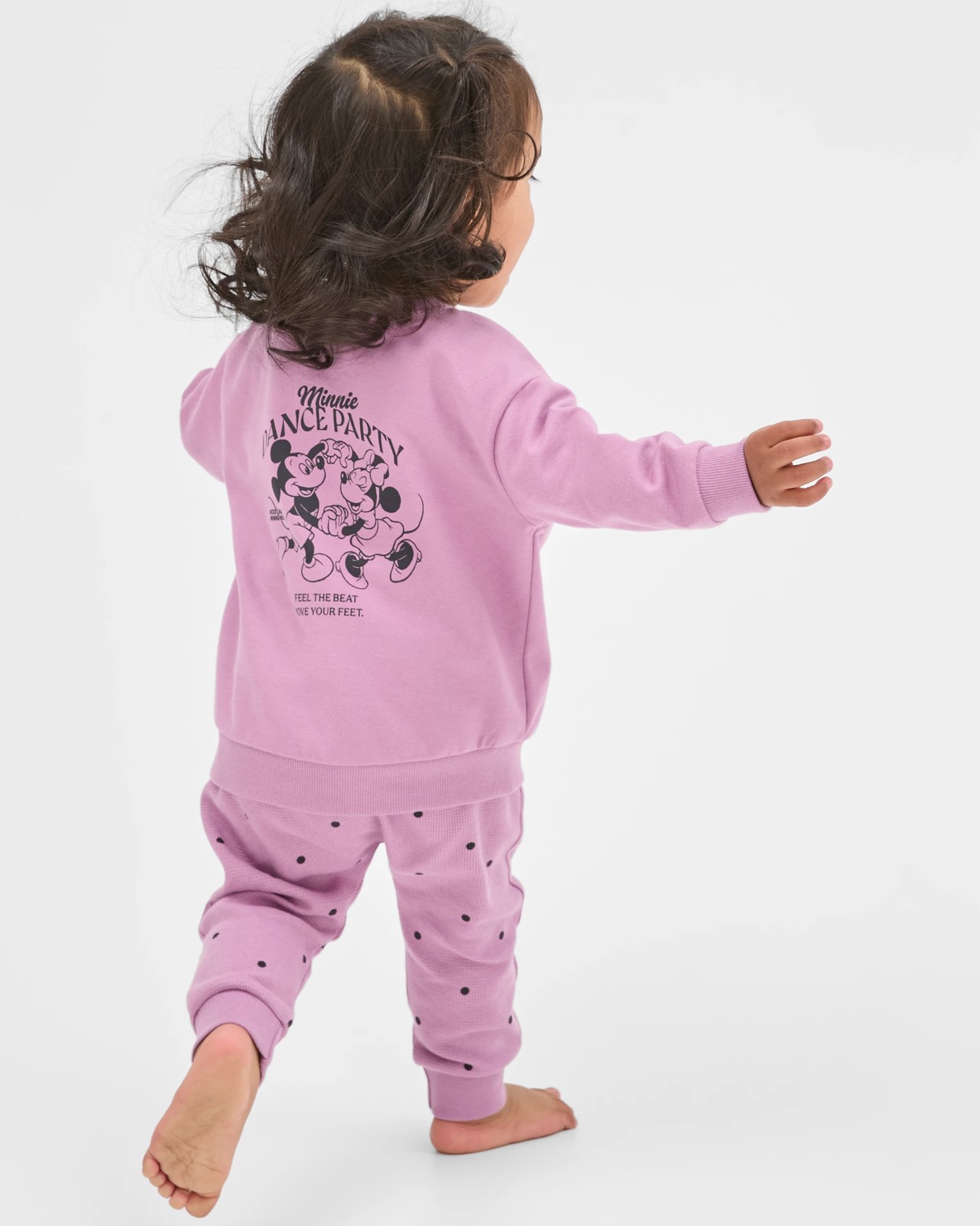 Disney Organic Cotton Baby Fleece Set - Minnie Valerian 4 of 6
