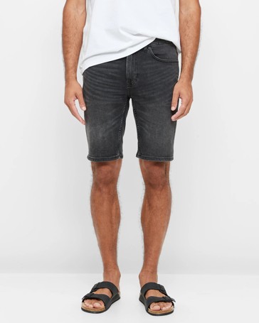 Slim Denim Shorts