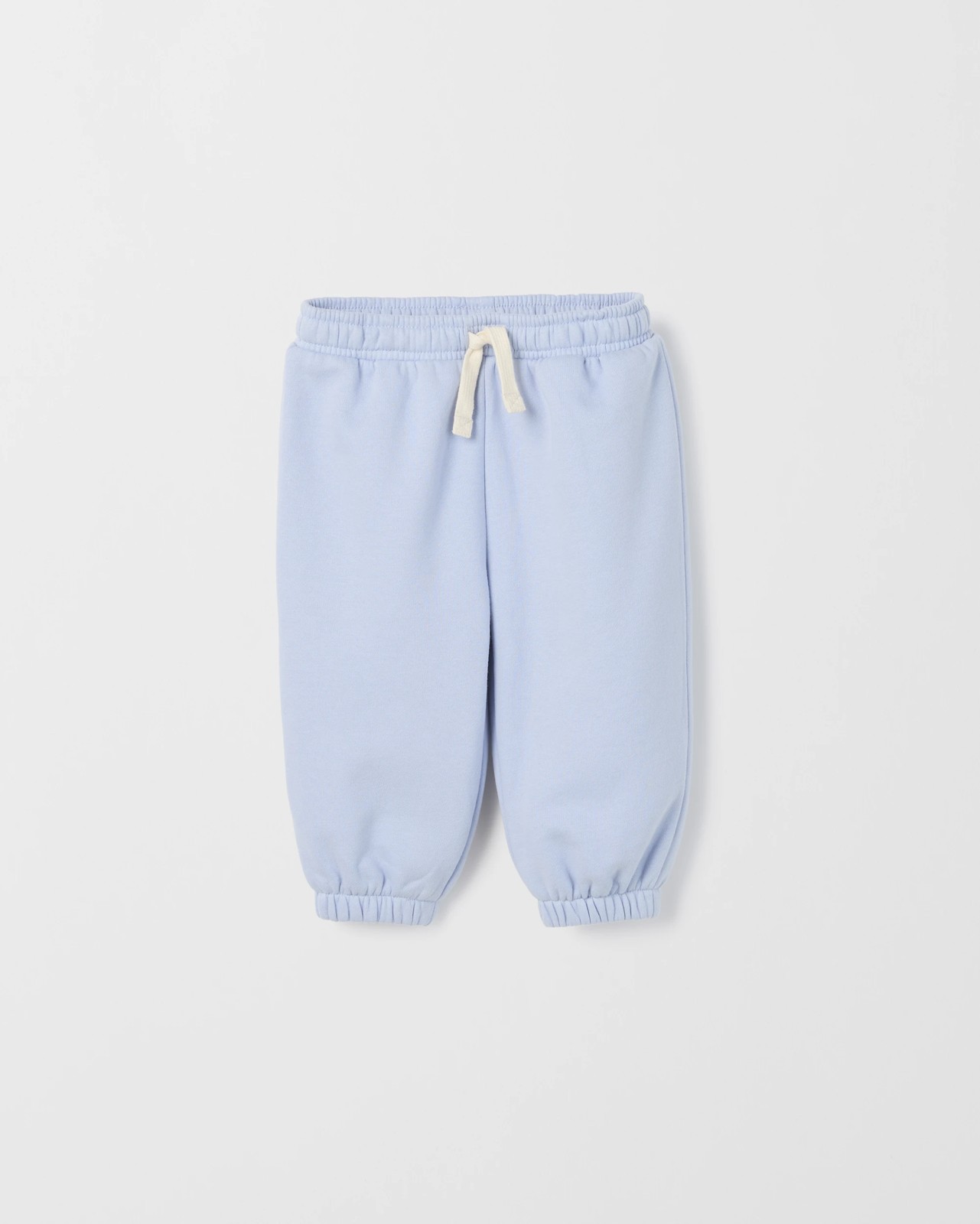Baby Australian Cotton Blend Plain Trackpants - Brunnera Blue 3 of 4
