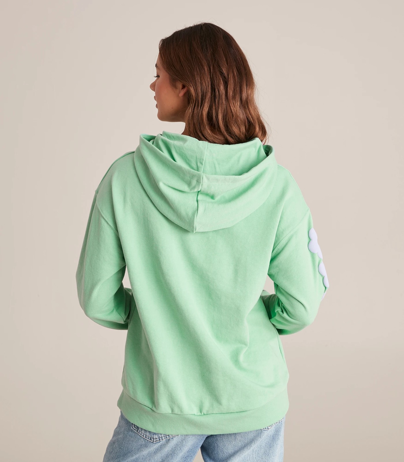 Green hot sale oversized hoodie