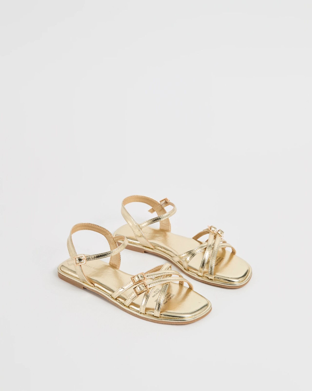 Strappy Sandals - Gold 2 of 3