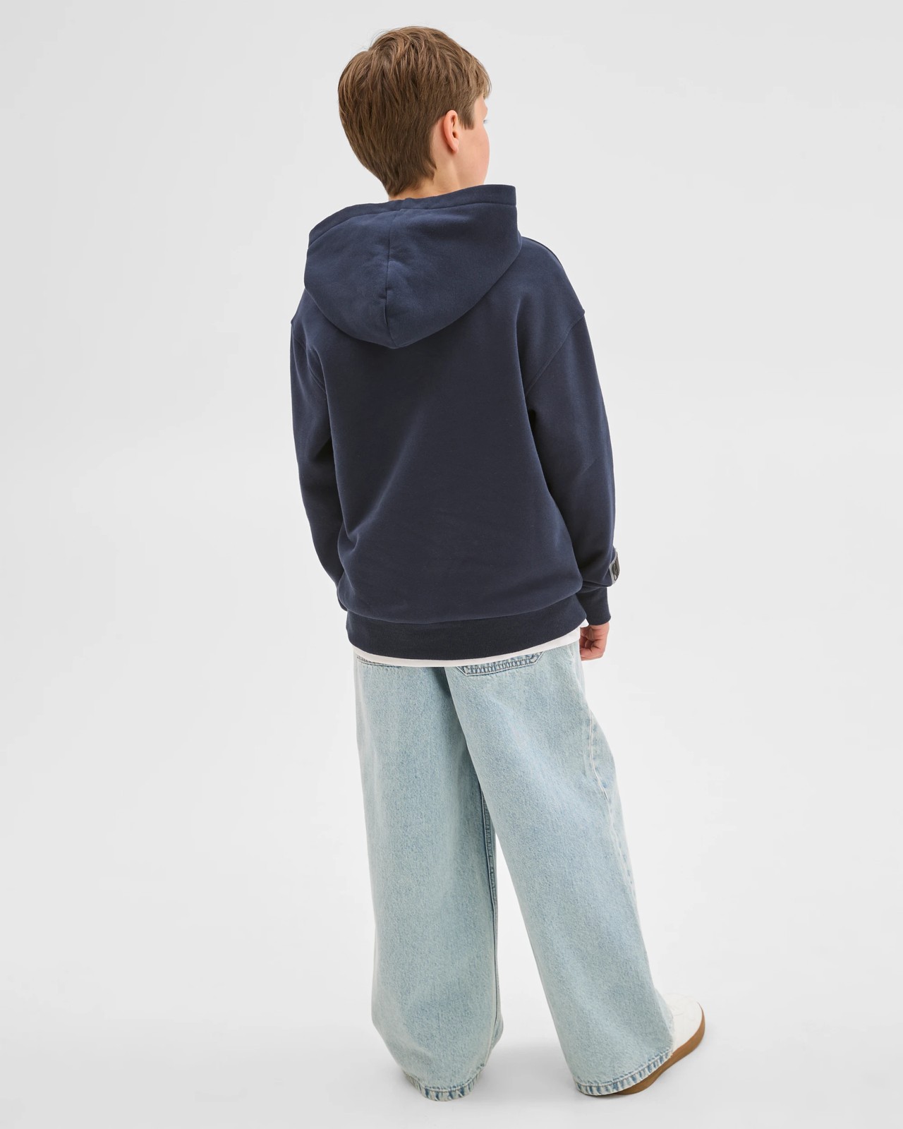 NBA Australian Cotton Blend Oversized Popover Sweat Top - Black 5 of 6