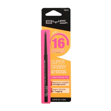 BYS 16 Hour Super Skinny Waterproof Gel Eyeliner - Black