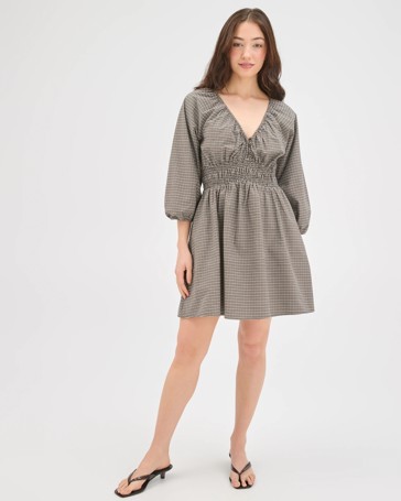 Lily Loves Australian Cotton V-Neck Mini Dress