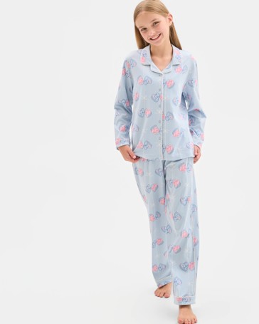 Disney Lilo & Stitch Australian Cotton Older Girls Pyjama Set